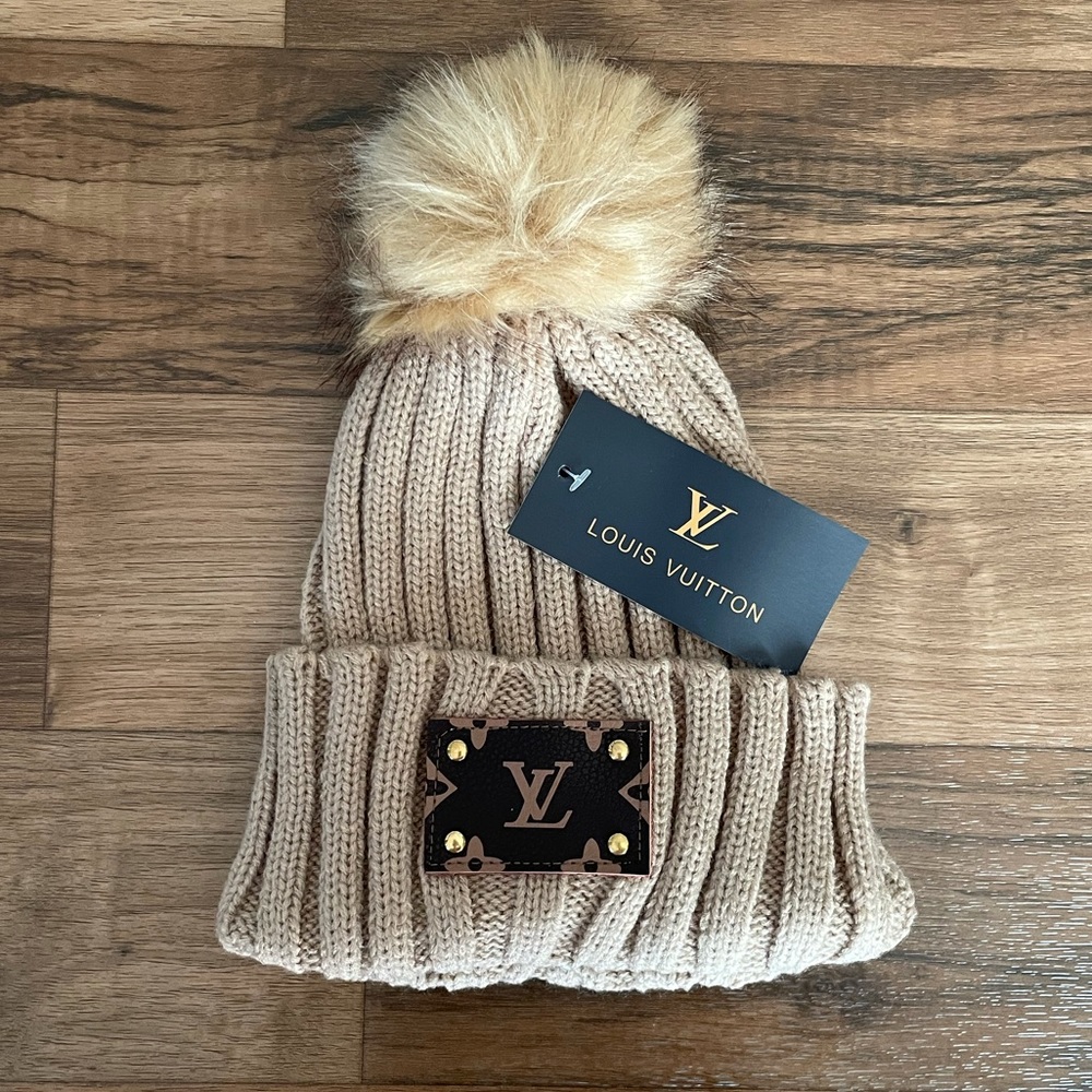 Tan beanie